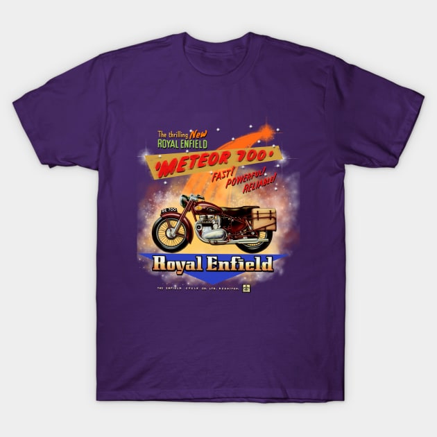 Royal Enfield Meteor 700 by MotorManiac T-Shirt by MotorManiac